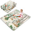 Picture of Boho Portable Baby Play Mat, 43 x 43 Inch Washable Foldable Crawling Mat, Non Slip Playmat for Babies, Kids Play Mats Pad for Floor Playpen Toddler Infants Tummy Time Activity (Jungle Animal)