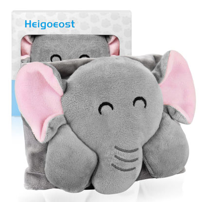 Picture of Baby Colic and Gas Relief - Heigoeost Heated Tummy Wrap for Newborns Belly Relief by Soothing Warmth, Baby Heating Pad Swaddling Belt Relief & Soothe Gas, Colic and Upset Stomach for Fussy Infants