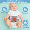 Picture of Baby Colic and Gas Relief - Heigoeost Heated Tummy Wrap for Newborns Belly Relief by Soothing Warmth, Baby Heating Pad Swaddling Belt Relief & Soothe Gas, Colic and Upset Stomach for Fussy Infants