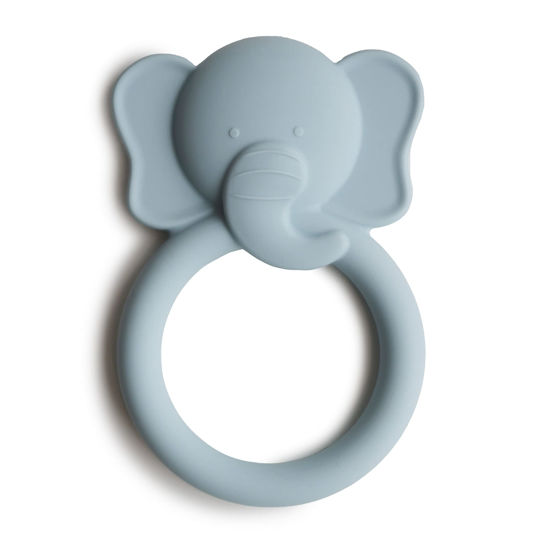 Picture of mushie Silicone Baby Teether Toy | Elephant