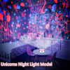 Picture of MOKOQI Unicorn Projector Night Light Lamps for Girls boys bedroom Toys for Age 6-8, Unicorns Night Lights with Timer birthday Children's Day Gifts for Kids Light Projector for Room Decor