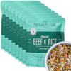 Picture of Portland Pet Food Company Rosie’s Beef N' Rice Wet Dog Food Pouches - Human-Grade, Gluten-Free Dog Food Toppers and Meals for Small, Medium and Large Breeds - Fresh Dog Food Made in the USA - 8-Pk