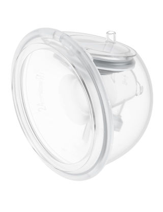 Picture of Momcozy Original S9 Pro/S12 Pro Replacement Accessories, Only Compatible with Momcozy S9 Pro/S12 Pro Breast Pump NOT for S9/S12 (Double-Sealed Full Set Collector Cup with 24mm Flange,180ml, 1 Pack)