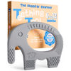 Picture of Teethers for Babies 6-12 Months - Baby Elefun 5x Pain Relief Toddler Teether. No More Ouch for Mom Anti Bite Trainer. Nurtures Grasping, Passing, Hand Eye Coordination. Silicone Baby Teething Toy Ring