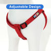 Picture of Pawtitas Solid Color Step in Dog Harness or Vest Harness Dog Training Walking of Your Puppy Harness Large Dog Harness Red Dog Harness