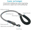Picture of iYoShop Dual Dog Leash, Double Dog Leash, 360 Swivel No Tangle Walking Leash, Shock Absorbing Bungee for Two Dogs, Grey, Large (25-150 lbs)