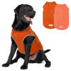 Picture of cyeollo 3XL Dog Sweaters for Large Dogs Male Female, Pullover Dog Sweatshirt Reflective Dog Jacket Fall Winter Dog Sweaters Warm Dog Clothes, Orange & Red XXXL