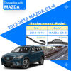 Picture of RAINTOK Windshield Wiper Blades Replacement for 2013 2014 2015 2016 Mazda CX5 CX-5 Original Factory Quality Front Rear Wipers Blade Set for My Car - 24" 18" 14" (Pack of 3)