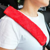 Picture of JUSTTOP 2-Pack Universal Car Seat Belt Pads Cover for A More Comfortable Driving, Seat Belt Shoulder Strap Covers Harness Pad for Car Interior Accessories(Red)