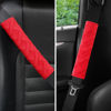 Picture of JUSTTOP 2-Pack Universal Car Seat Belt Pads Cover for A More Comfortable Driving, Seat Belt Shoulder Strap Covers Harness Pad for Car Interior Accessories(Red)