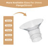 Picture of Flange Inserts 21mm Compatible with Medela/Spectra/TSRETE/Elvie/Momcozy/Bellababy Breast Pump 24mm Shields/Flanges, Reduce 24mm Nipple Tunnel Down to 21 mm, 4PCS