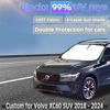 Picture of Sun Shade Sunshade for Volvo XC60 SUV 2018-2024 Windshield Cover, 2-Layers Sun Shield 240T Silver Coating Sun Visor Foldable Window Shade Blocks UV Rays Car Accessories