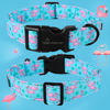 Picture of ARING PET Flamingo Dog Collar-Cute Cotton Small Dog Collars, Adjustable Lightweight Summer Pet Collars for Small Medium Large Boy and Girl Dogs, Small