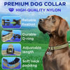 Picture of TECEUM Reflective Pet Collar - Olive - S - Extra Soft Padding - Basic Nylon Dog Collar - Quick Release Buckle - Fits Small, Medium and Large Dogs, Puppies, Cats - ESA & Service Dog Options