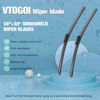 Picture of VTOGOI Wiper Blades With Rear Wiper Blades Set For 2017-2024 Land Rover Discovery,Automotive Replacement Windshield Wiper Blades, That Meet OEM Quality Easy DIY Install 24"+20"+12"(Set of 3)