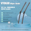 Picture of VTOGOI Wiper Blades With Rear Wiper Blades Set For Land Rover Range Rover 2002-2012 Automotive Replacement Windshield Wiper Blades,The Wiper is a Modified and Upgraded Wipers 26"+26"+18"(Set of 3）