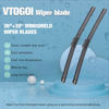 Picture of VTOGOI Wiper Blades With Rear Wiper Blades Set For Volvo XC60 2012-2017,Automotive Replacement Windshield Wiper Blades, That Meet OEM Quality Easy DIY Install 26"+20"+14"(Set of 3)