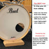 Picture of KickBlock - World’s Best Bass Drum Anchor System - Total Slide Prevention - Stops Bass Drum Creep & Slipping - Drum Set Accessory & Gift (Natural Cork)