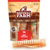 Picture of Natural Farm Beef Trachea for Dogs (6 Inch, 6 Pack)- 100% Beef,Odor Free Trachea Dog Chews- Glucosamine & Chondroitin for Joint & Hip Mobility, Bone Strength- Low-Fat Crunchy & Crispy- for All Dogs