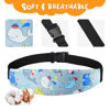 Picture of Baby Carseat Head Support,Car seat Straps Pillow Support Ban,Stroller Neck Relief Strap Headrest,Slumber Sling Sleep Positioner for Toddler Infants Child Children Kids(Blue Owl -1 Pack)