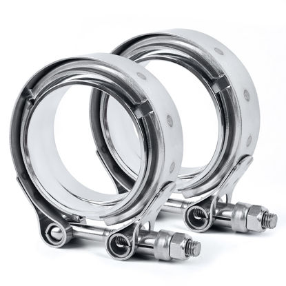 Picture of EVIL ENERGY 2.0 Inch V Band Clamp with Flange Male Female Stainless Steel