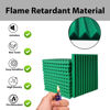 Picture of TEMGCUAM 24 Pack Sound Proof Foam Panels | 1"×12"×12" Quick-Recovery Soundproof Wall Panels | High Density Sound Dampening Panels for Home Studio | With Adhesive Stickers 120PCS (Green)