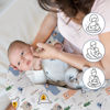 Picture of Little Grape Land Nursing Pillow for Infants, Breastfeeding Pillows, Baby Support Pillow for Nursing, Bottle Feeding, Tummy Time with Machine Washable Cover & Breathable Filling (Bear)