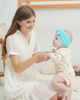 Picture of jollybows 12pcs Baby Nylon Headbands With Bow Elastic Hairband For Girls Newborn Infant Toddlers Kids Hair Accessories- Soft Light Color Set