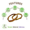 Picture of Nature Gnaws Bully Stick Rings for Dogs (5 Count) - Long Lasting for Aggressive Chewers - Natural Beef Dog Chew Bones - Rawhide Free