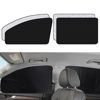 Picture of XCBYT Car Window Shades, 4 Pack Car Window Covers Car Curtains for Side Window 99% UV Glare Protection Car Privacy Curtains for Breastfeeding, Taking a nap, Changing Clothes
