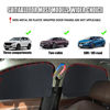 Picture of XCBYT Car Window Shades, 4 Pack Car Window Covers Car Curtains for Side Window 99% UV Glare Protection Car Privacy Curtains for Breastfeeding, Taking a nap, Changing Clothes