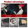 Picture of XCBYT Car Window Shades, 4 Pack Car Window Covers Car Curtains for Side Window 99% UV Glare Protection Car Privacy Curtains for Breastfeeding, Taking a nap, Changing Clothes