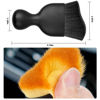 Picture of Blilo 2PCS Car Interior Detailing Brush with Dust Cover, Auto Soft Hair Cleaning Brushes, Scratch Free Curved Dirt Collectors, for Vehicle Dashboard Air Conditioner Vents Leather Computer (Balck/2PCS)