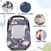 Picture of Pea Pod Winter Baby Car Seat Cover for Newborn, Warm Infant Car Seat Canopy Covers with 2 Layers Windows of Breathable Mesh/Fabric, Lightweight Polyester/Thick Minky Dot Backing (Dniosaur)