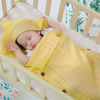 Picture of XMWEALTHY Newborn Baby Wrap Swaddle Blanket Knit Sleeping Bag Receiving Blankets Stroller Wrap for Baby (Turmeric) (0-6 Month)