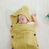 Picture of XMWEALTHY Newborn Baby Wrap Swaddle Blanket Knit Sleeping Bag Receiving Blankets Stroller Wrap for Baby (Turmeric) (0-6 Month)