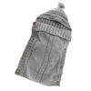 Picture of XMWEALTHY Newborn Baby Wrap Swaddle Blanket Knit Sleeping Bag Receiving Blankets Stroller Wrap for Baby(Dark Gray) (0-6 Month)