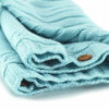 Picture of XMWEALTHY Newborn Baby Wrap Swaddle Blanket Knit Sleeping Bag Receiving Blankets Stroller Wrap for Baby(Sky Blue) (0-6 Month)