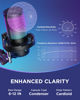 Picture of InnoGear Gaming USB Microphone, Noise Cancellation Condenser Mic with Mute, Gain, RGB Indicator, Boom Arm Stand for Streaming, Podcast, Twitch, YouTube, Discord, PC, Computer, PS4, PS5, Mac, Black