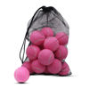 Picture of ZHUOKECE Tennis Balls, 18 Pack Training Tennis Balls Practice Balls with Mesh Bag for Easy Transport, Pet Dog Playing Balls, fit for Beginner Training Ball (Pink)