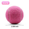 Picture of ZHUOKECE Tennis Balls, 18 Pack Training Tennis Balls Practice Balls with Mesh Bag for Easy Transport, Pet Dog Playing Balls, fit for Beginner Training Ball (Pink)