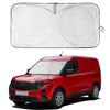 Picture of for Ford Escape 2013-2022 Car Windshield Sunshade Sun Shield for Edge Focus C-Max Fiesta Transit Van Interior Accessories,Front Window Sun Shades Cover Visor Protector 210T Reflective Shade Blocks UV