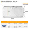 Picture of for Ford Escape 2013-2022 Car Windshield Sunshade Sun Shield for Edge Focus C-Max Fiesta Transit Van Interior Accessories,Front Window Sun Shades Cover Visor Protector 210T Reflective Shade Blocks UV