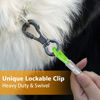 Picture of XiaZ Dog Tie Out Cable,Dog Chains for Outside with Swivel Hook, Dog Runner Leads for Yard Outdoor and Camping, Rust- Proof Training Leash for Small to Medium Pets Up to 250 LBS, 20ft，Green