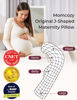 Picture of Momcozy Pregnancy Pillows for Side Sleeping, J Shaped Maternity Body Pillow for Pregnancy, Soft Pregnancy Pillow for Head Neck Belly Support, Blue