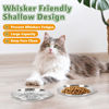 Picture of 6.7'' Shallow Whisker Friendly Cat Dishes Set, 8 Pcs Stainless Steel Cats Bowls, Wide Metal Food Bowl, Outdoor Kitten Feeding Wet & Dry Food Dish to Prevent Whisker Fatigue (8 Dishes)