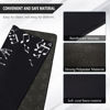 Picture of 4.6Ft x 5.9Ft Drum Mat Drum Carpet Tightly Woven Fabric with Non-Slip Grip Bottom Drum Rug for Bedroom, Studio, Apartment, Soundproof, Roll of 27.6 Square Feet