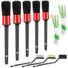 Picture of HMPLL 10pcs Auto Car Detailing Brush Set Car Interior Cleaning Kit Includes 5 Boar Hair Detail Brush,3 Wire Brush, 2 Air Vent Brush for Cleaning Car Interior Exterior, Dashboard Engines Leather Wheel