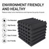 Picture of Focusound 50 Packs Acoustic Foam Panels Wedge 2" X 12" X 12", Soundproofing Foam Noise Cancelling Foam with 300 PCS Double-Side adhesive
