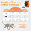Picture of rabbitgoo Cat Harness and Leash Set for Walking Escape Proof, Adjustable Soft Kittens Vest with Reflective Strip for Cats, Comfortable Outdoor Vest,Light Orange,M